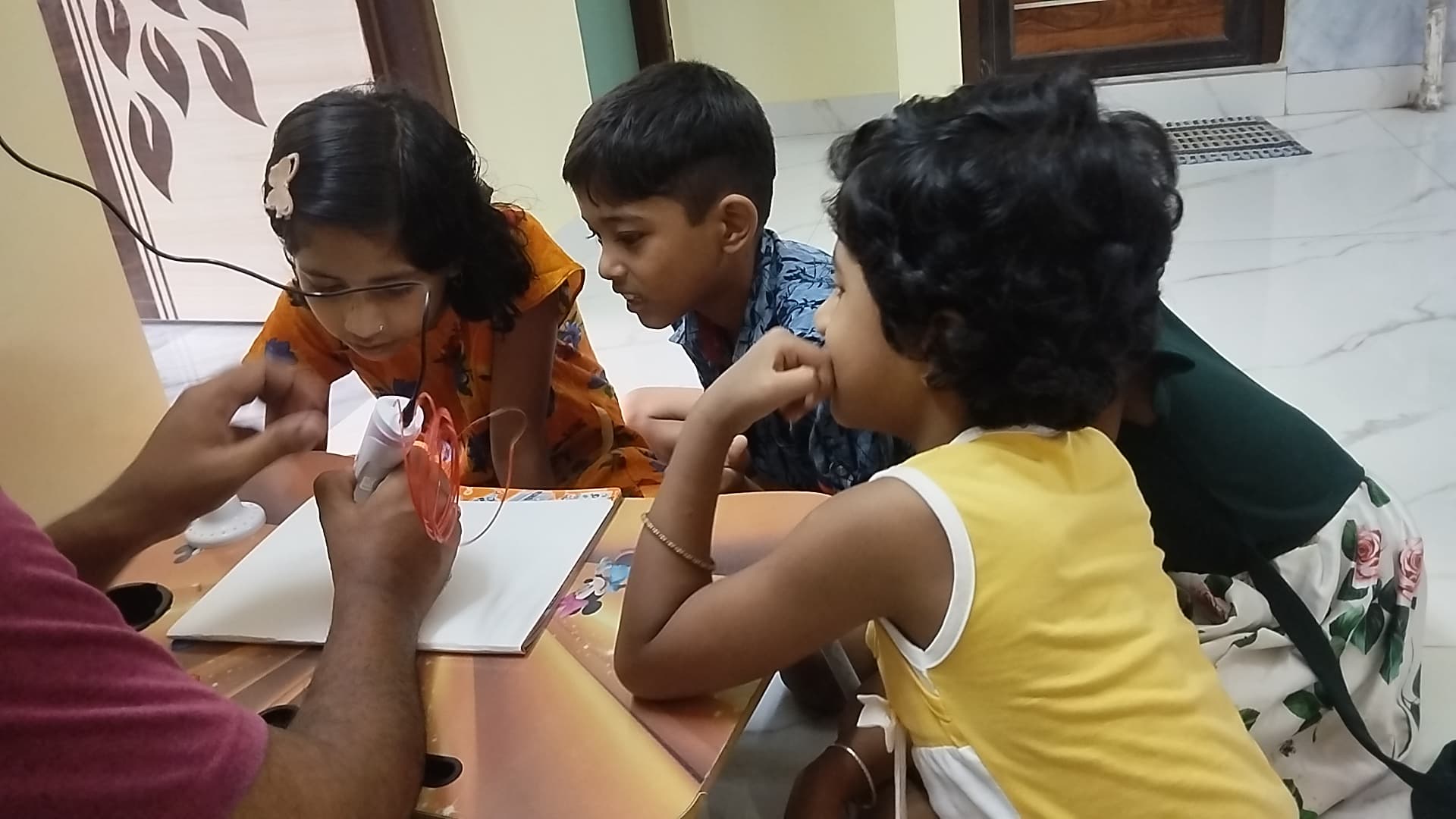 Kids are building toy robots